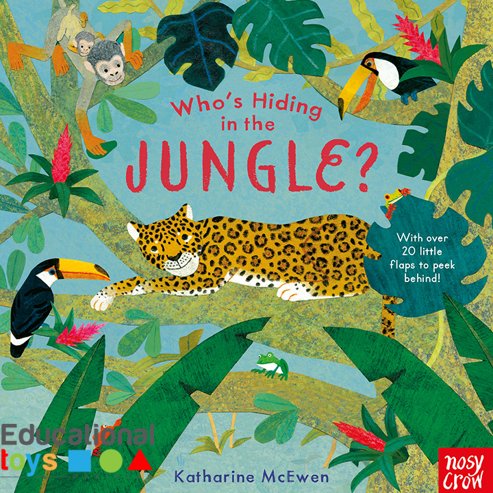 Who’s Hiding in the Jungle? (Board Book) – Lift-the-Flap