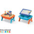 2-in-1 Blocks and Drawing Table