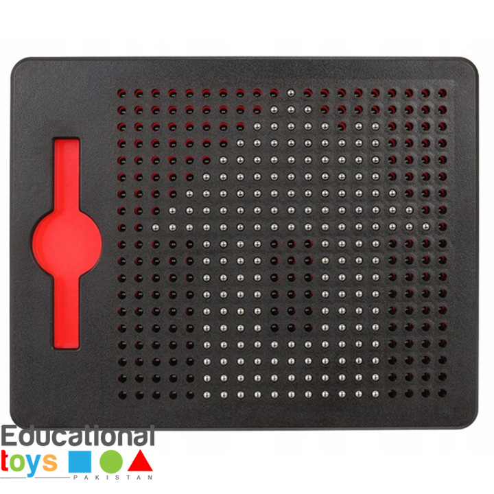 Mini Magpad Magnetic Drawing Board – Small (Red/ Black Color)