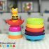 Baby Stacking Blocks with Bee Rattles - 10 pieces