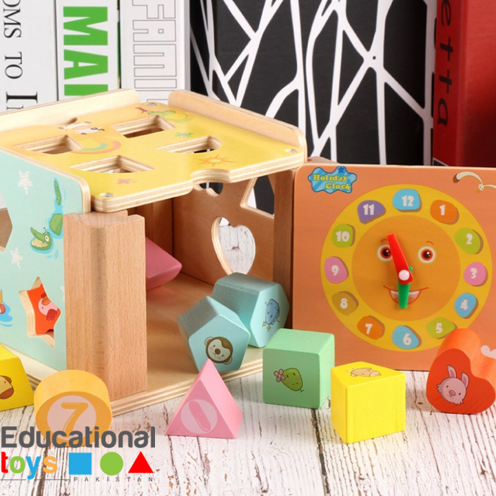 Colourful Wooden Intelligence Box