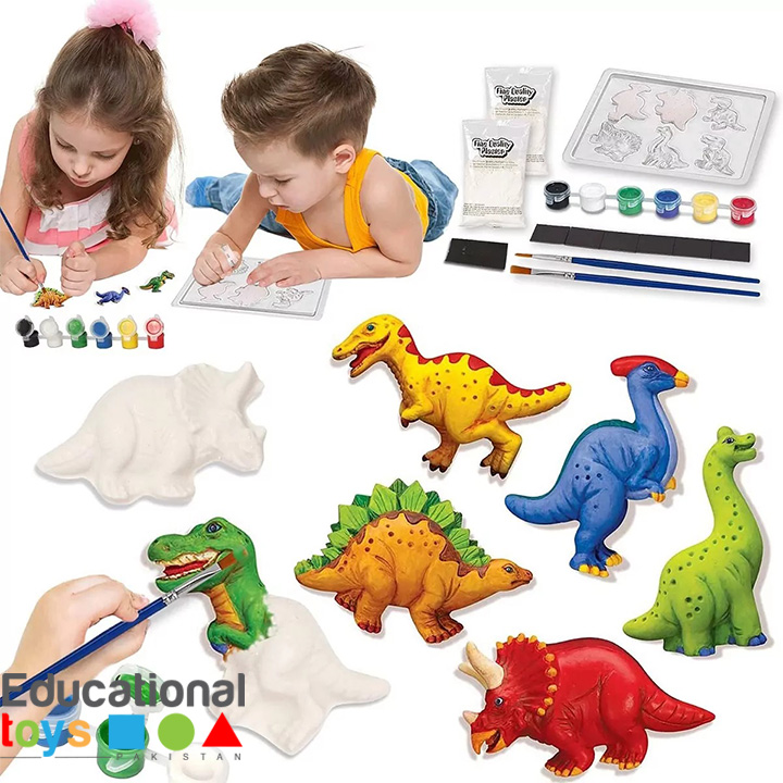 Dinosaur World Mould Paint Kit