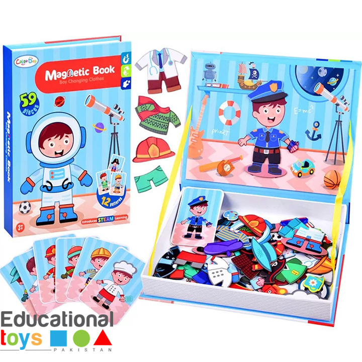 Magnetic Puzzle Book-Dress Up