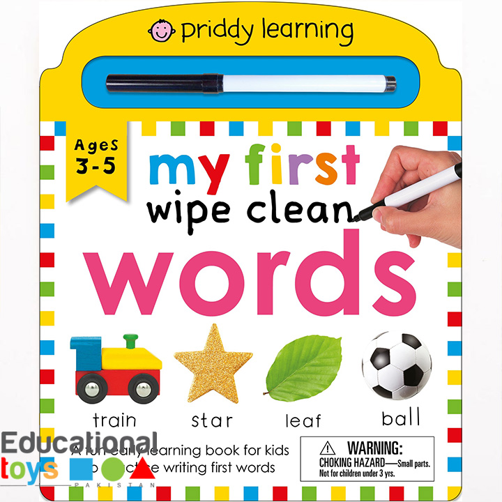 Priddy Learning: My First Wipe Clean Words (Board Book)
