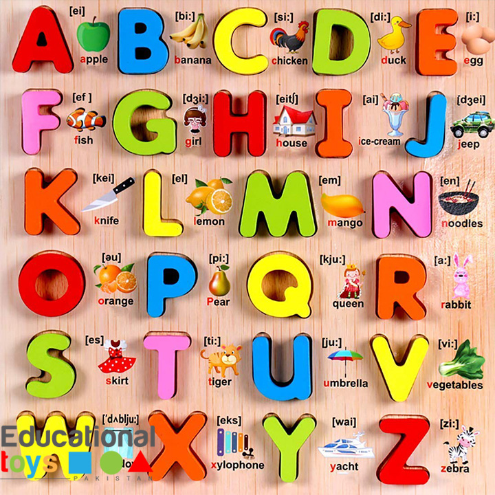 Chunky Capital Alphabet Puzzle Board – Large