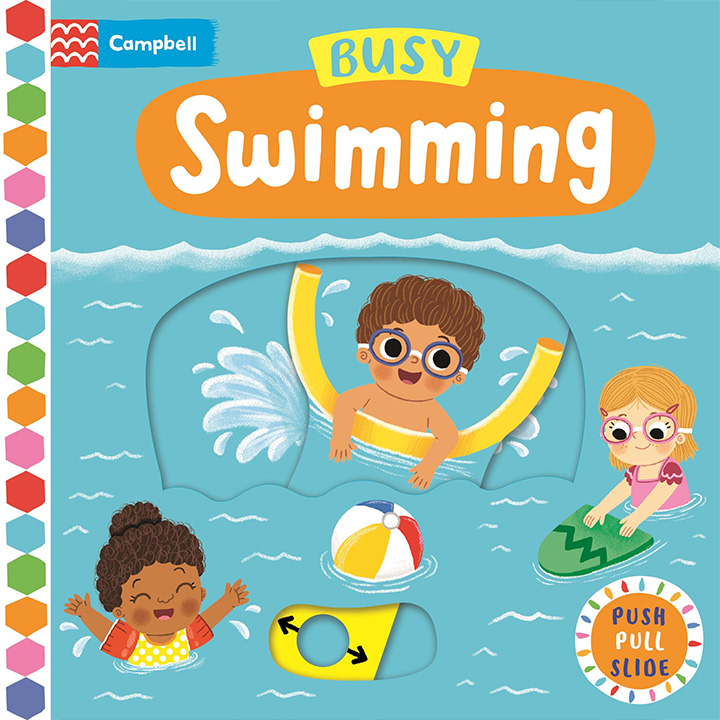 Busy Swimming (Slide and See Board Book)