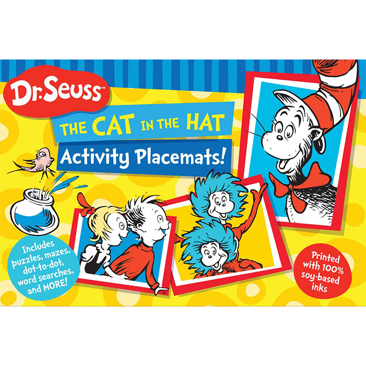 Activity Book – Dr. Seuss The Cat in the Hat Activity Placemats!