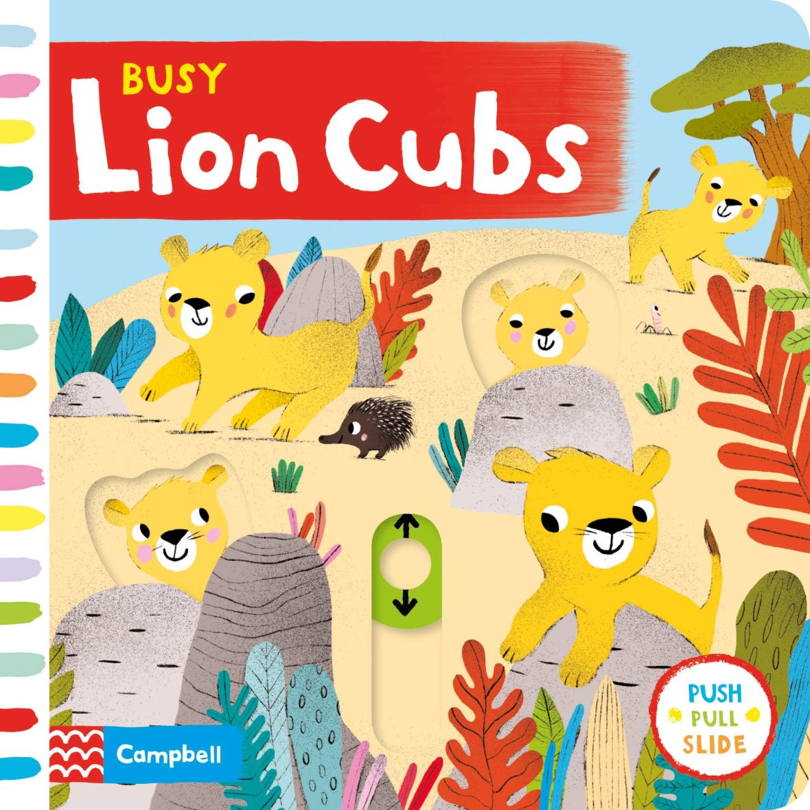 Busy Lion Cubs: Push and Pull Board Book