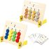 four color animal logical thinking game wooden 4