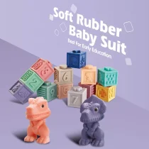 Baby Soft Silicon Stacking Blocks