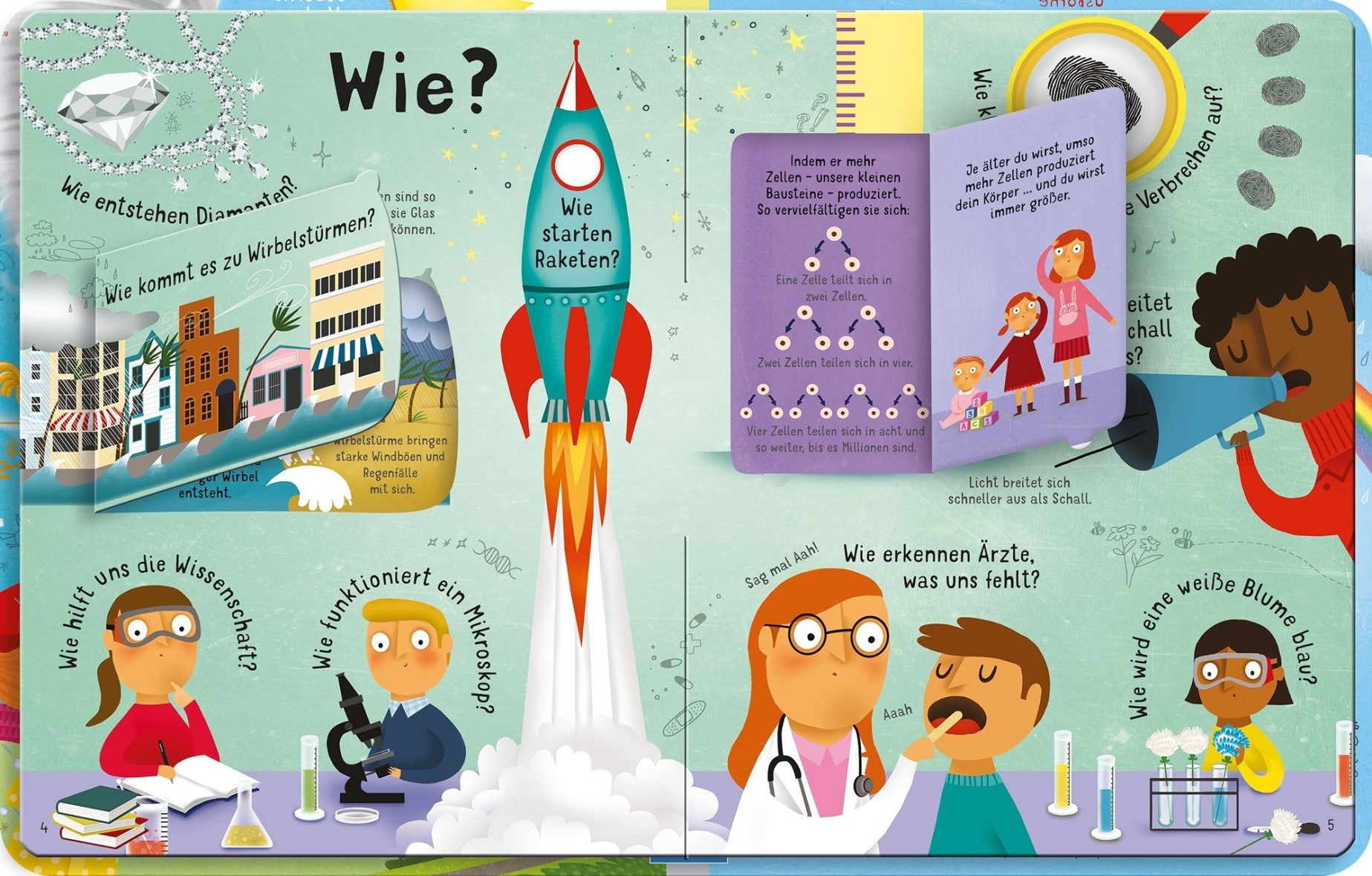 Usborne Lift the Flap question answers about science 3