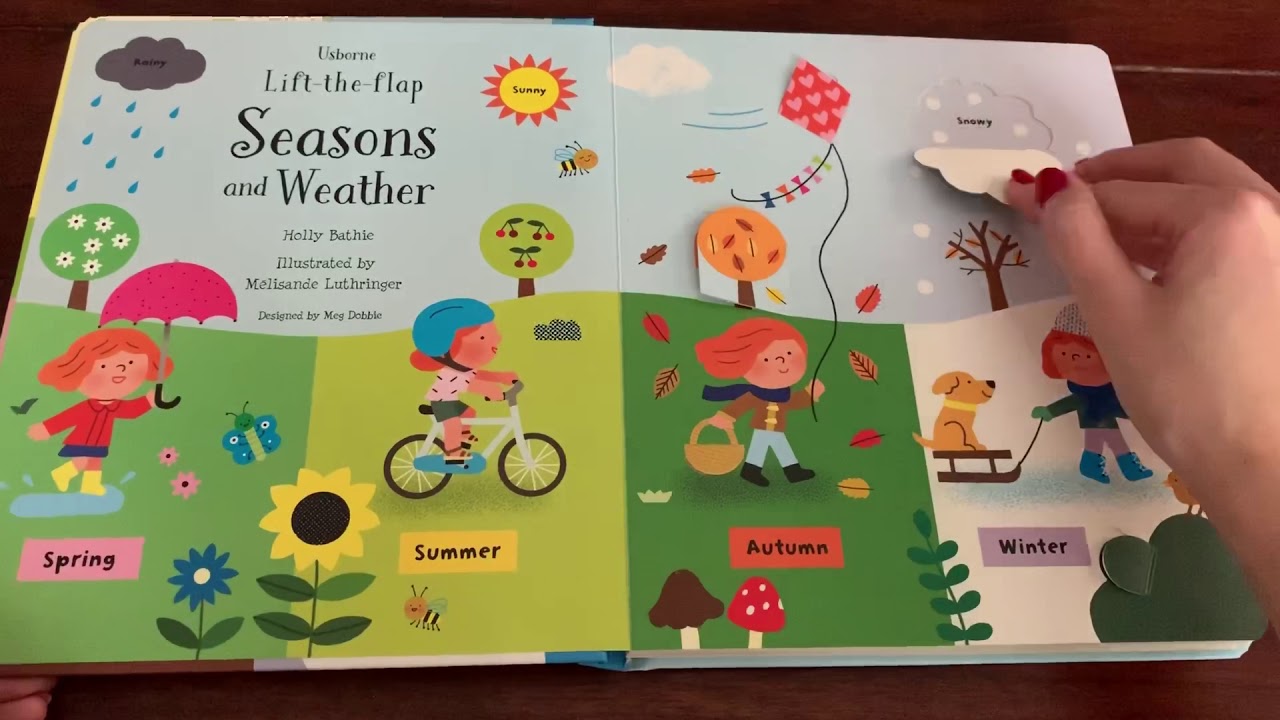 Usborne lift the flap seasons and weather 1
