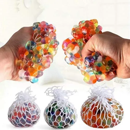 Colorful Mesh Squishy Ball – Stress Relief Toys (1 piece)