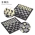 2 in 1 magnetic chess and checkers 1