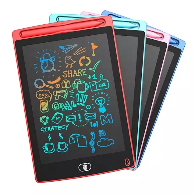 LCD Writing Tablet 10 and 12 Inches (Multicolor)