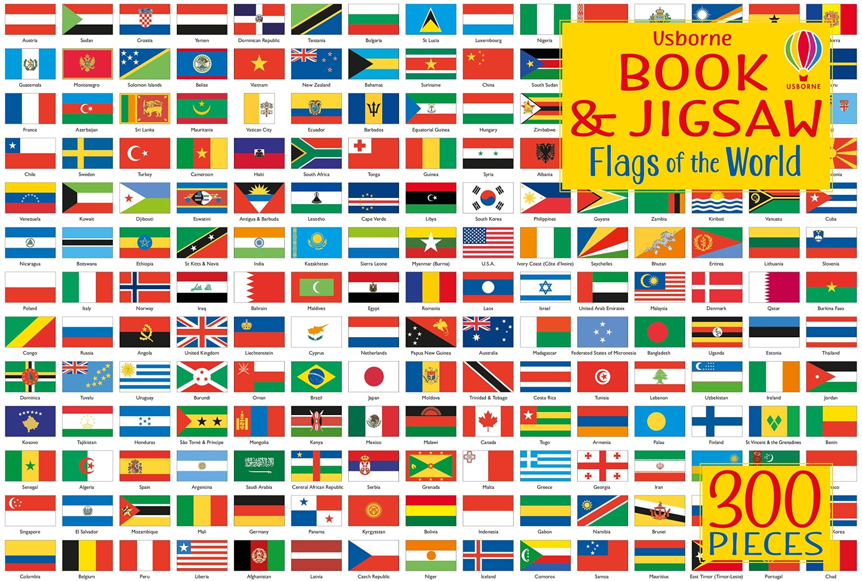 usborne flag of the world book and puzzle 1