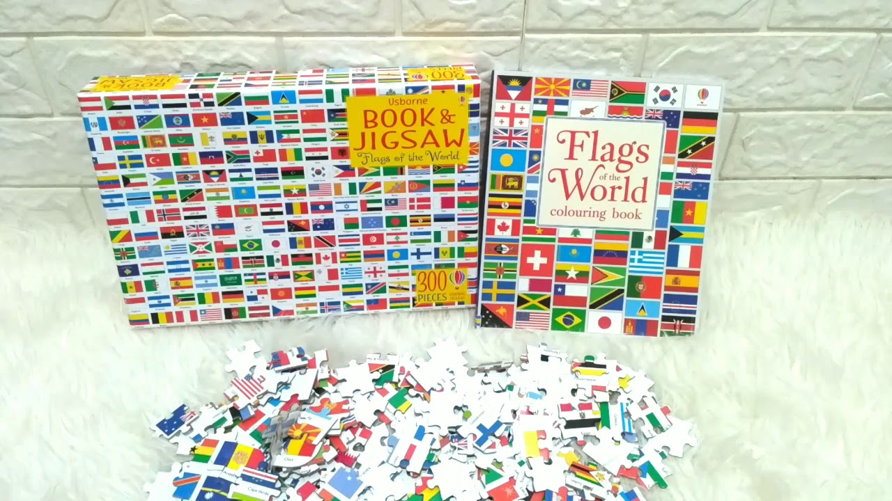 usborne flag of the world book and puzzle 2