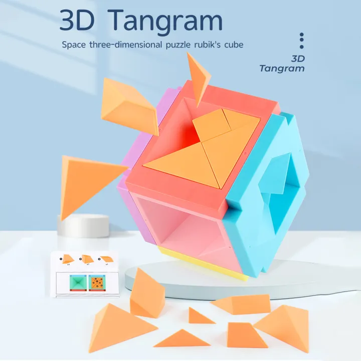 3D Tangram Puzzle Cube 1